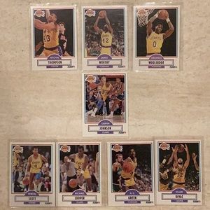 Earvin Johnson 1990 Fleer 93 Basketball Card NBA Lakers Team Cards Magic 23